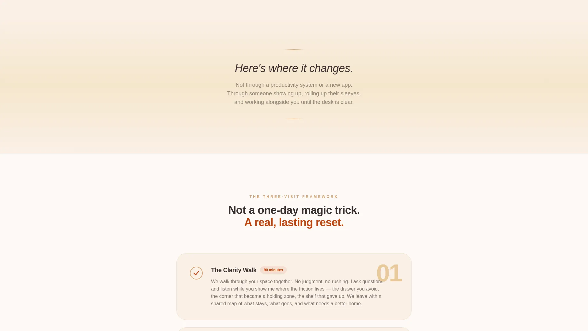 Home Office Organizer Landing Page Template