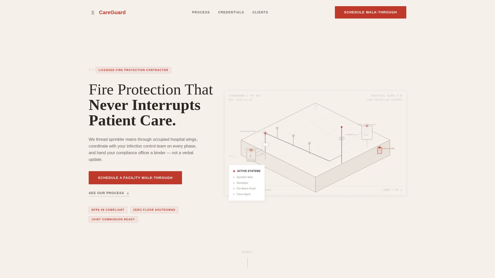 Hospital & Clinic Construction Privacy Policy & Terms Website Template