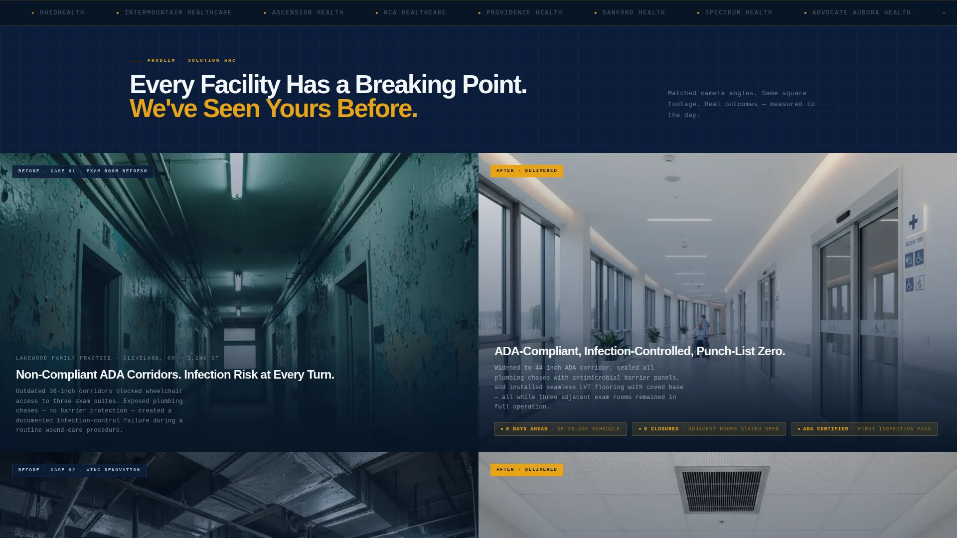 Specialist Hospital & Clinic Construction Professional Website Template