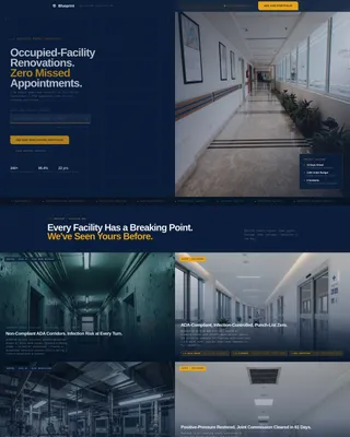 Specialist Hospital & Clinic Construction Professional Website Template