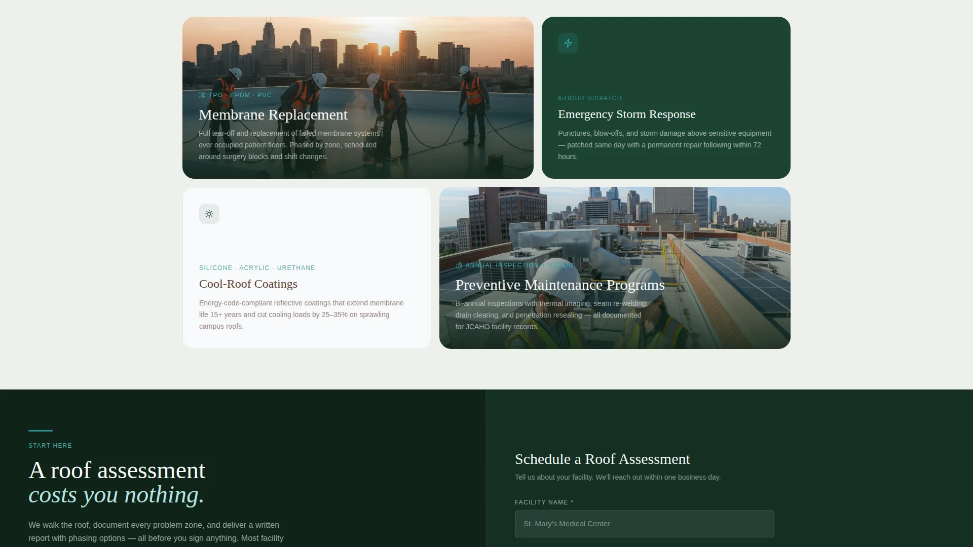Hospital & Clinic Construction Professional Website Template