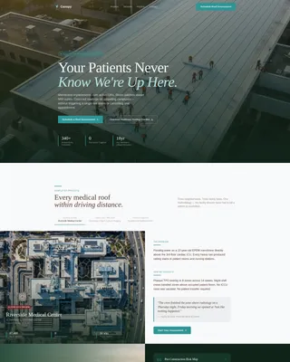 Hospital & Clinic Construction Professional Website Template