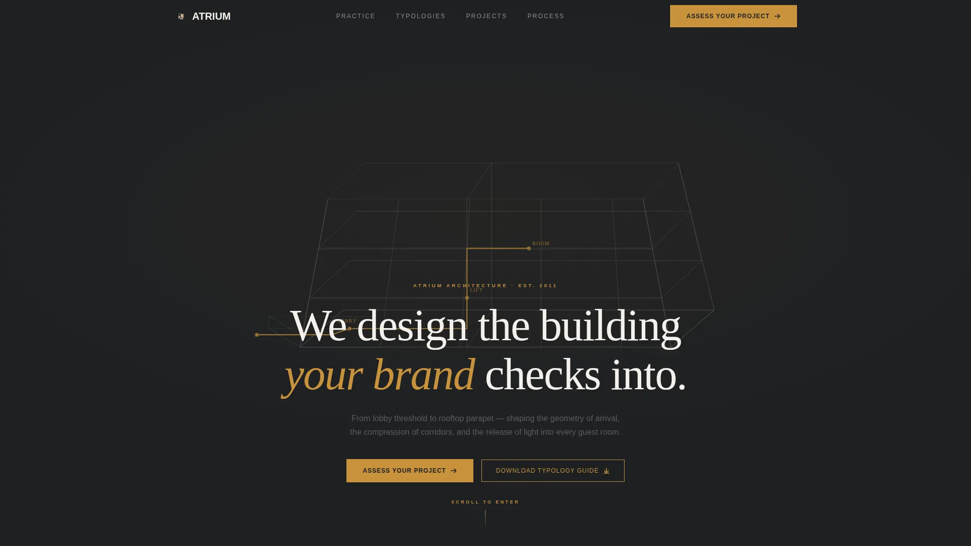 Hotel Architect Landing Page Template