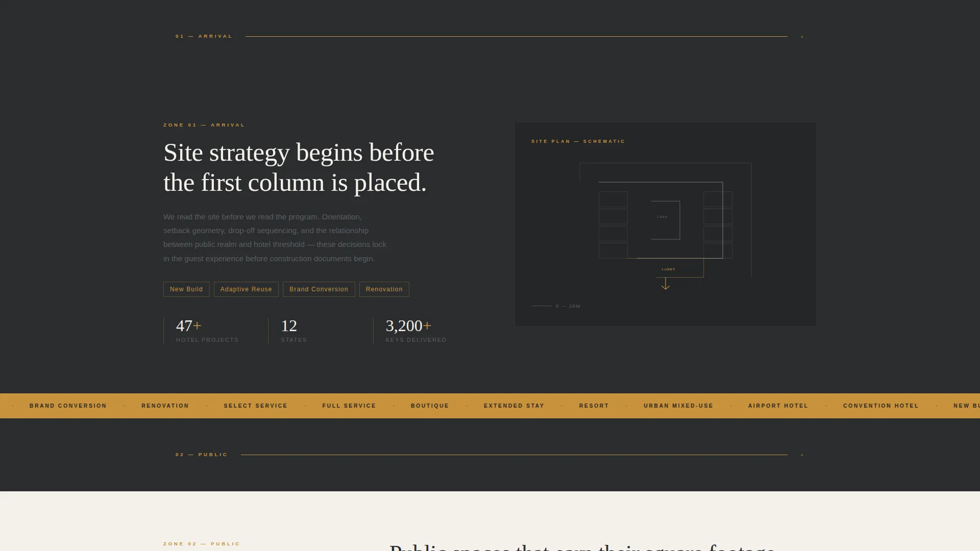 Hotel Architect Landing Page Template