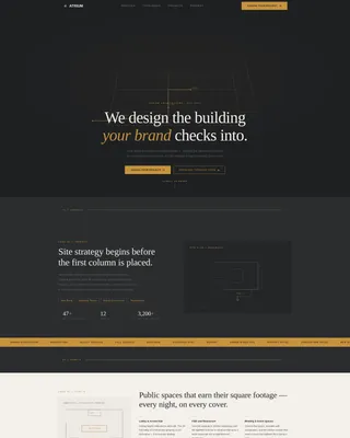 Hotel Architect Landing Page Template