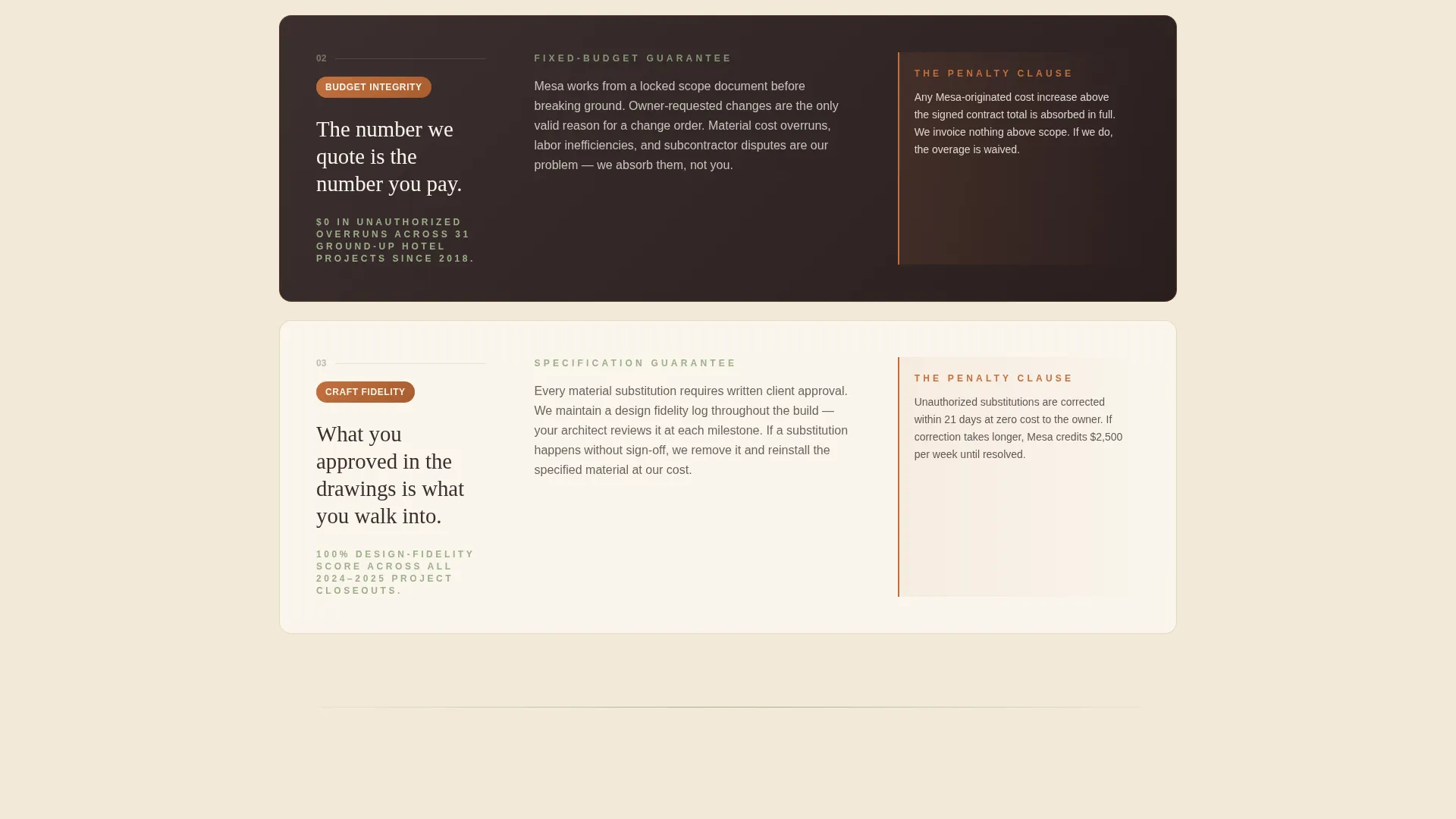 Hotel General Contractor Landing Page Template