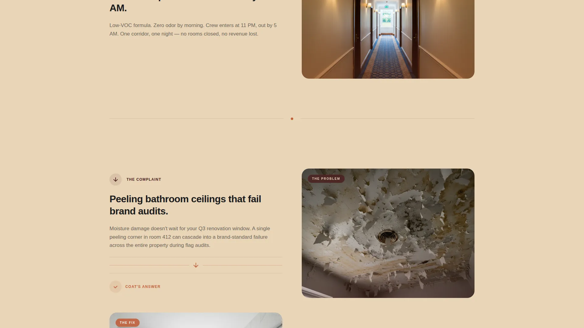 Overnight Hotel Painting Contractor Landing Page Template