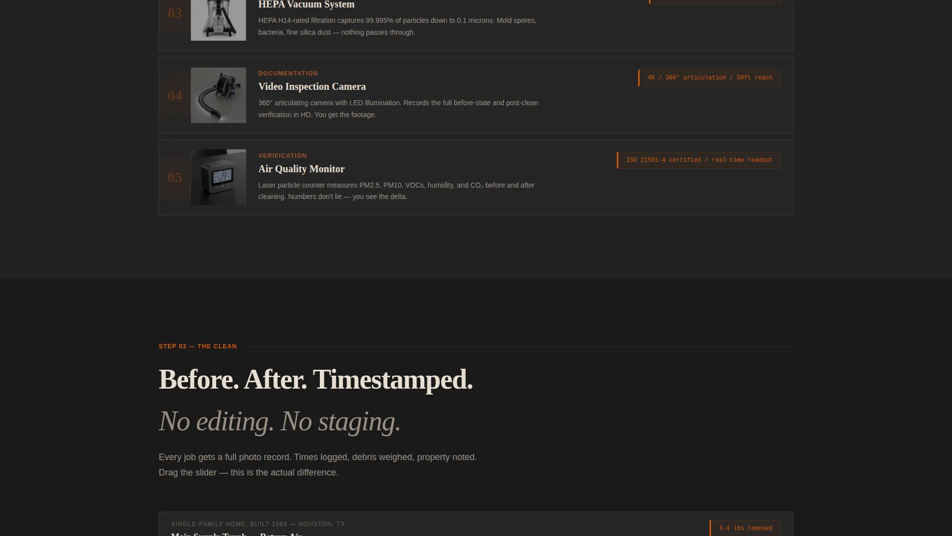Professional Duct Cleaning Service Website Template
