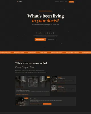 Professional Duct Cleaning Service Website Template