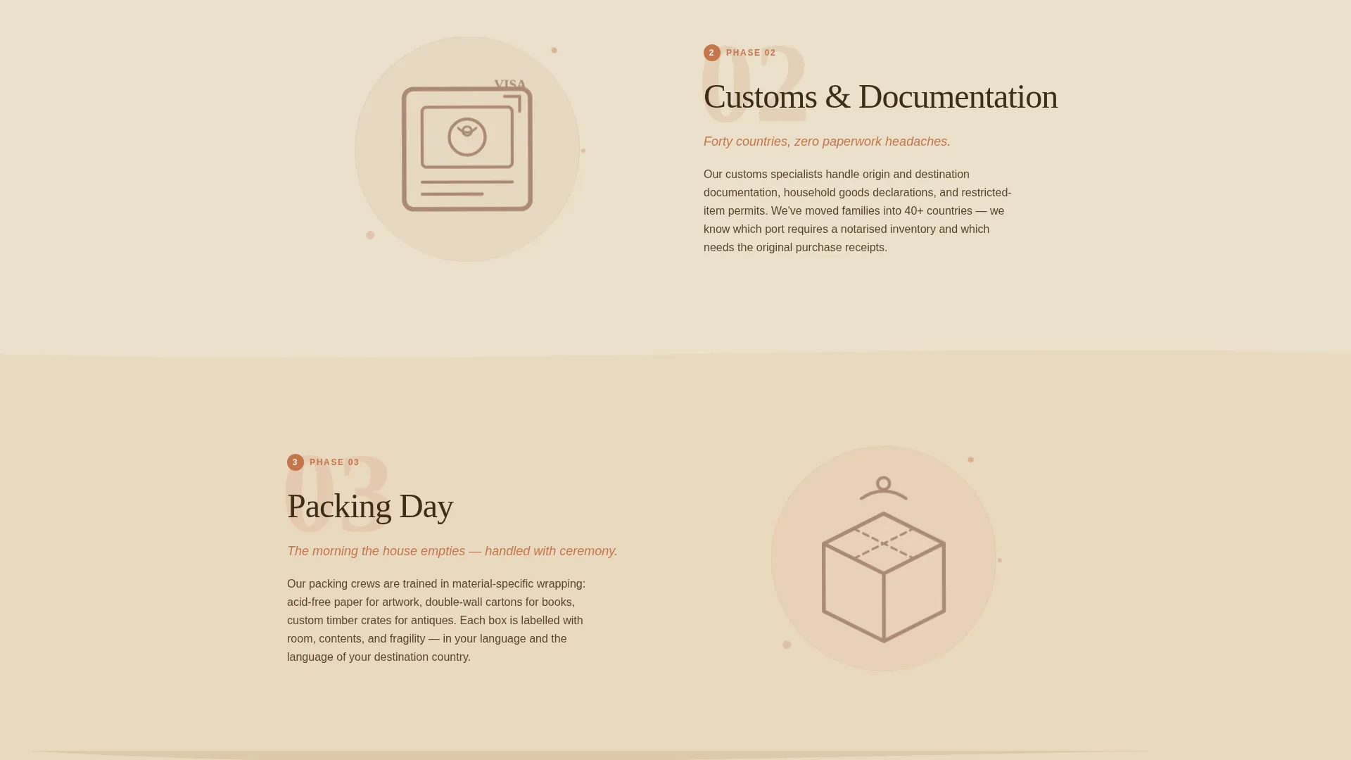 Specialist Moving & Relocation Professional Website Template