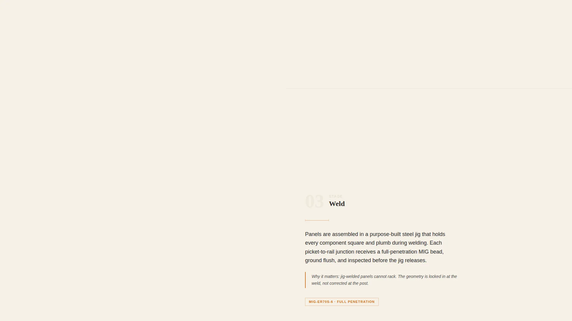 Iron & Metal Fence Fabrication Landing Page Template