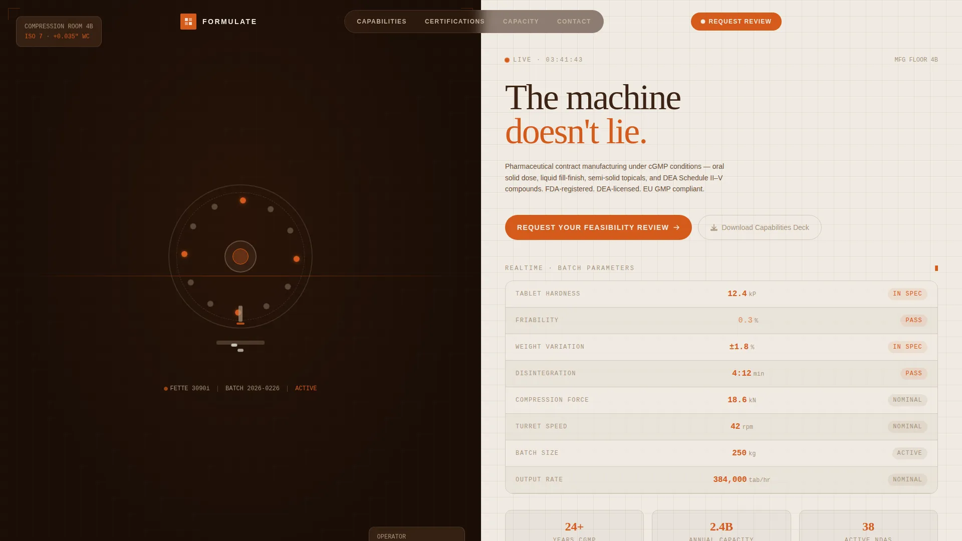 Pharmaceutical Manufacturing Reviews Website Template