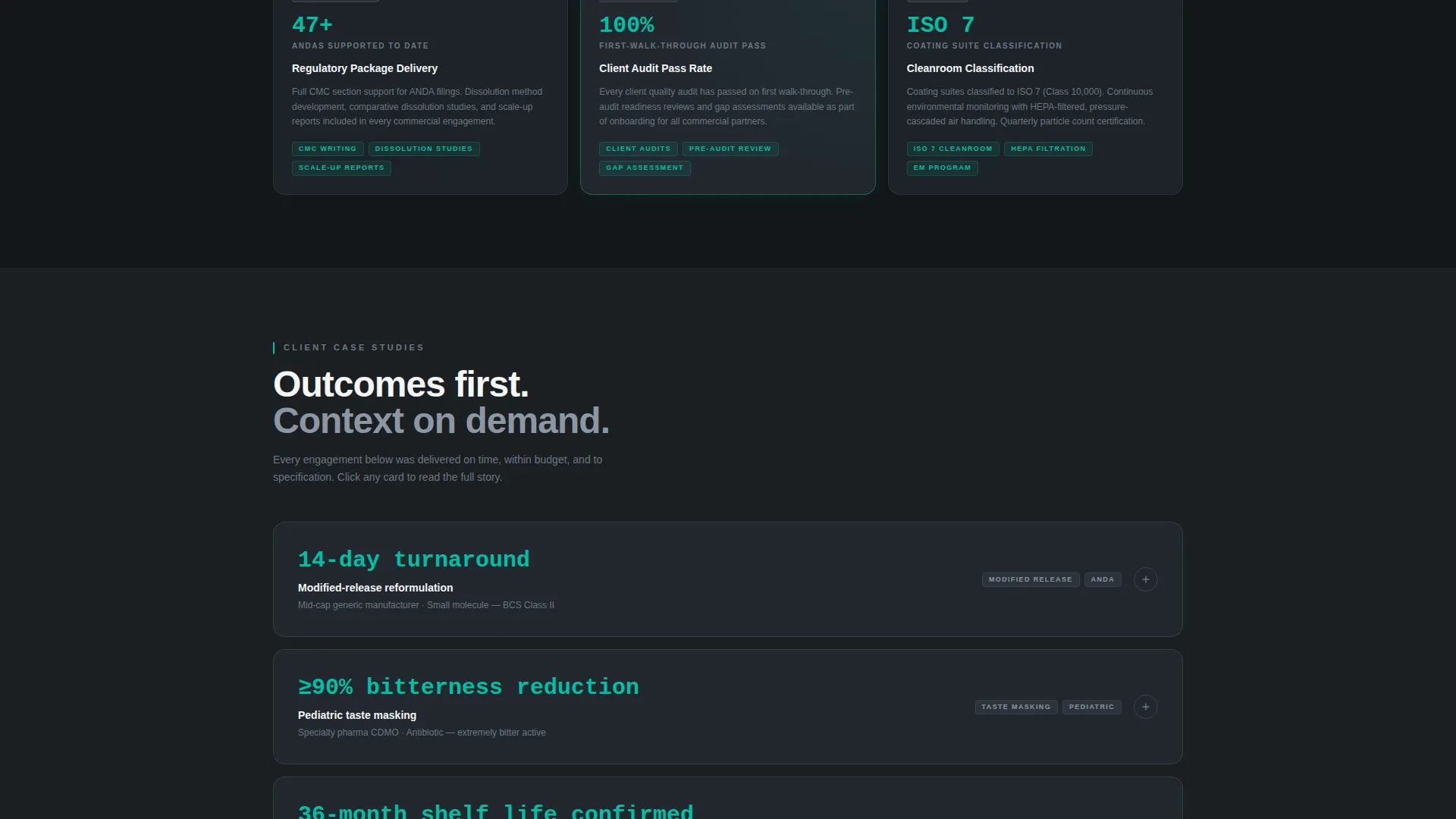 Pharmaceutical Manufacturing Specialist Portfolio Website Template