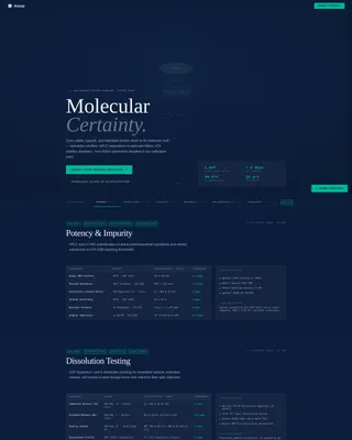 Pharmaceutical Manufacturing Professional Website Template
