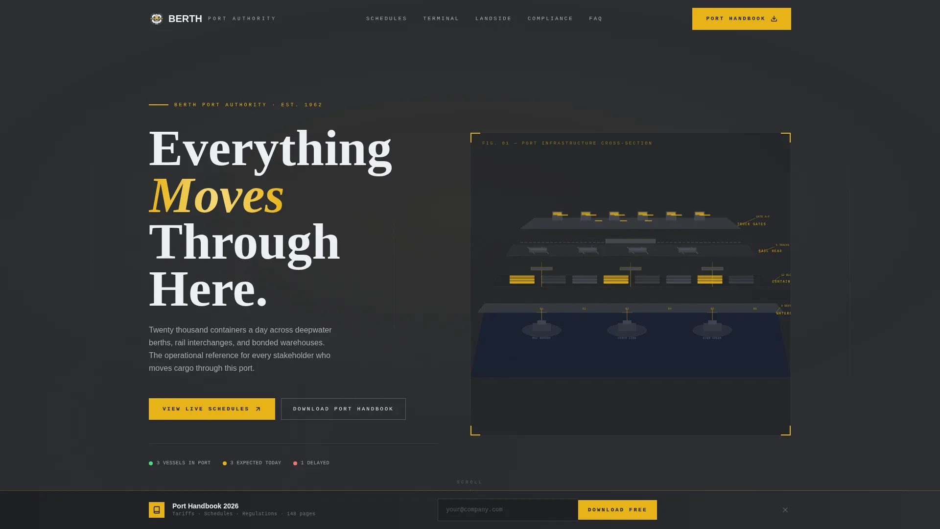Port & Harbor Specialist Privacy Policy Website Template