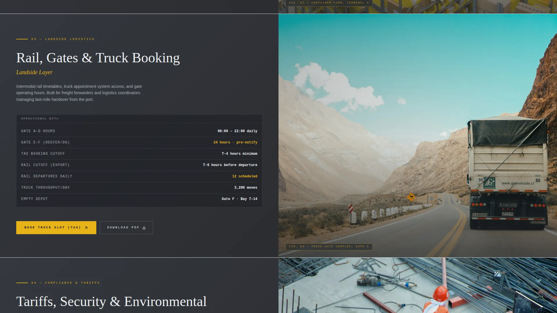 Port & Harbor Specialist Privacy Policy Website Template