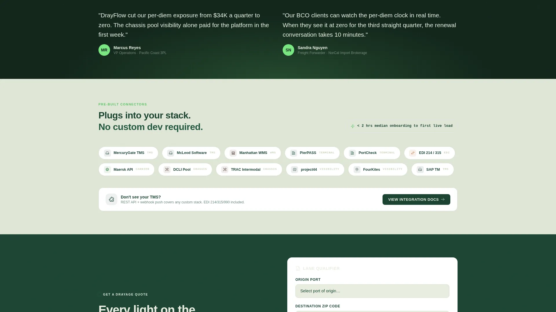Port & Harbor Booking Website Template