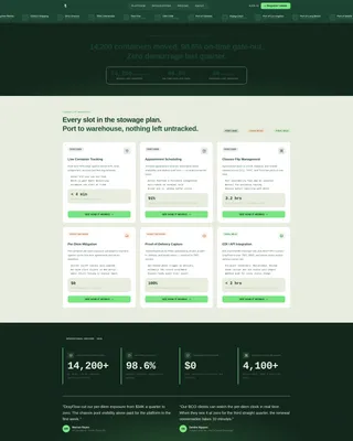 Port & Harbor Booking Website Template
