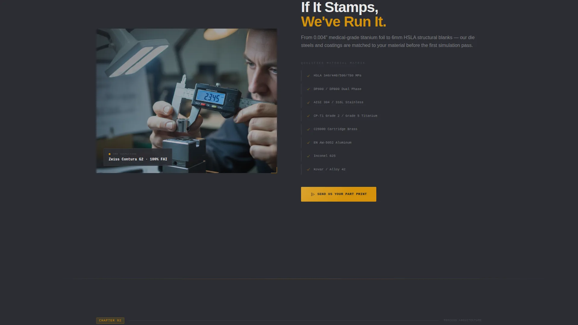 Tool & Die Making Specialist Professional Website Template