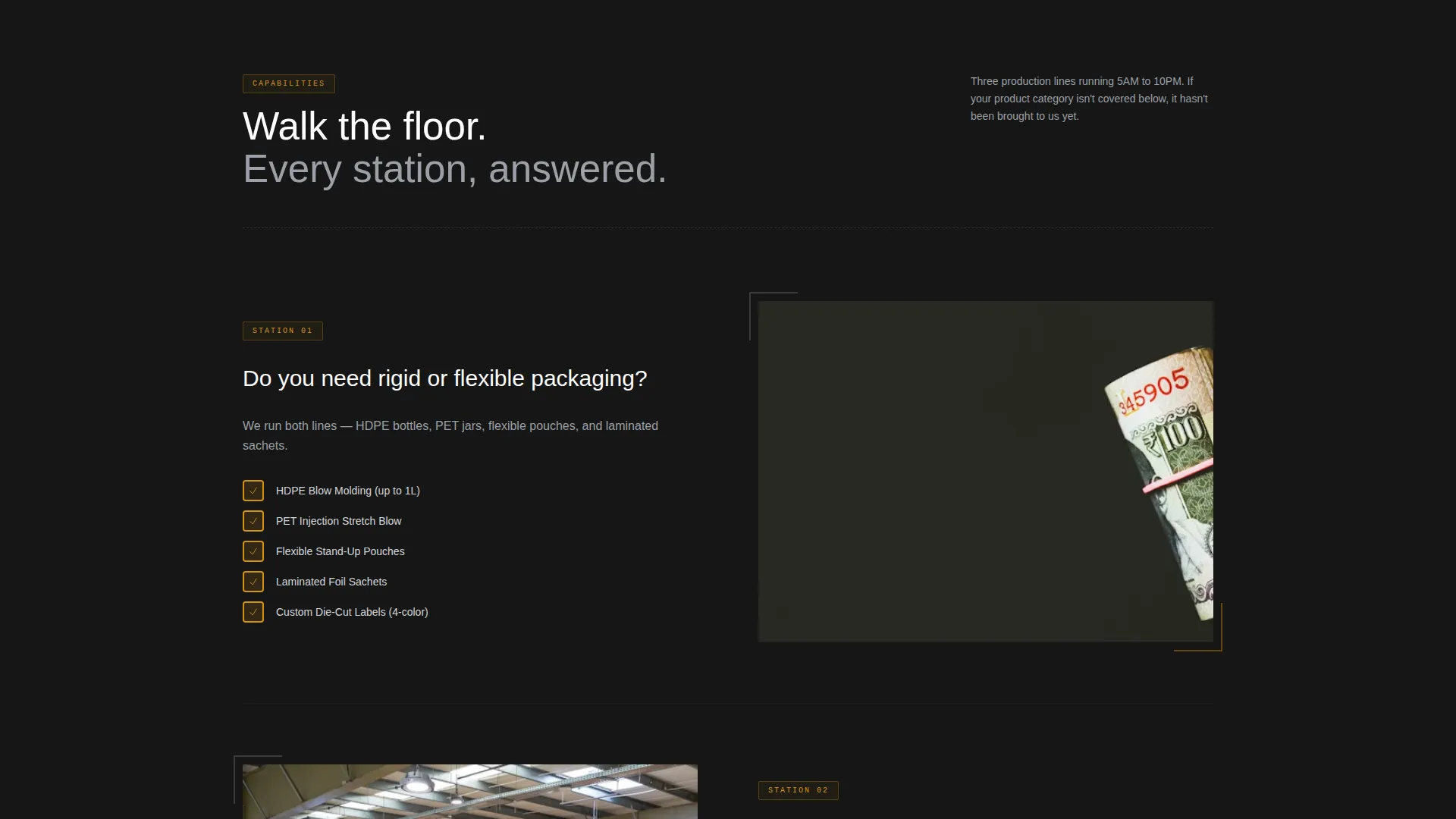Manufacturing Company Professional Website Template