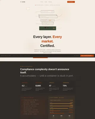 Product Certification Consultancy Landing Page Template