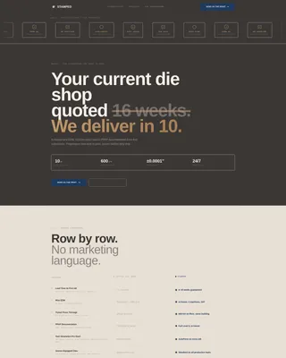 Tool & Die Making Advanced Professional Website Template