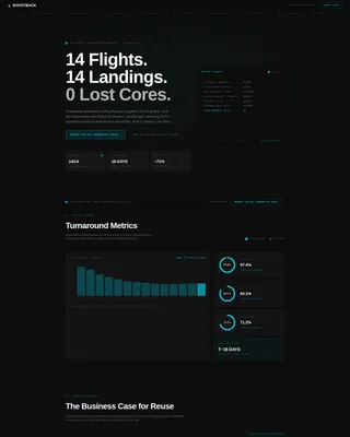Premium Space & Advanced Aerospace Professional Website Template