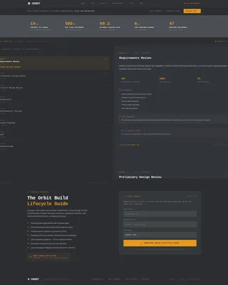 Satellite Manufacturer Landing Page Template