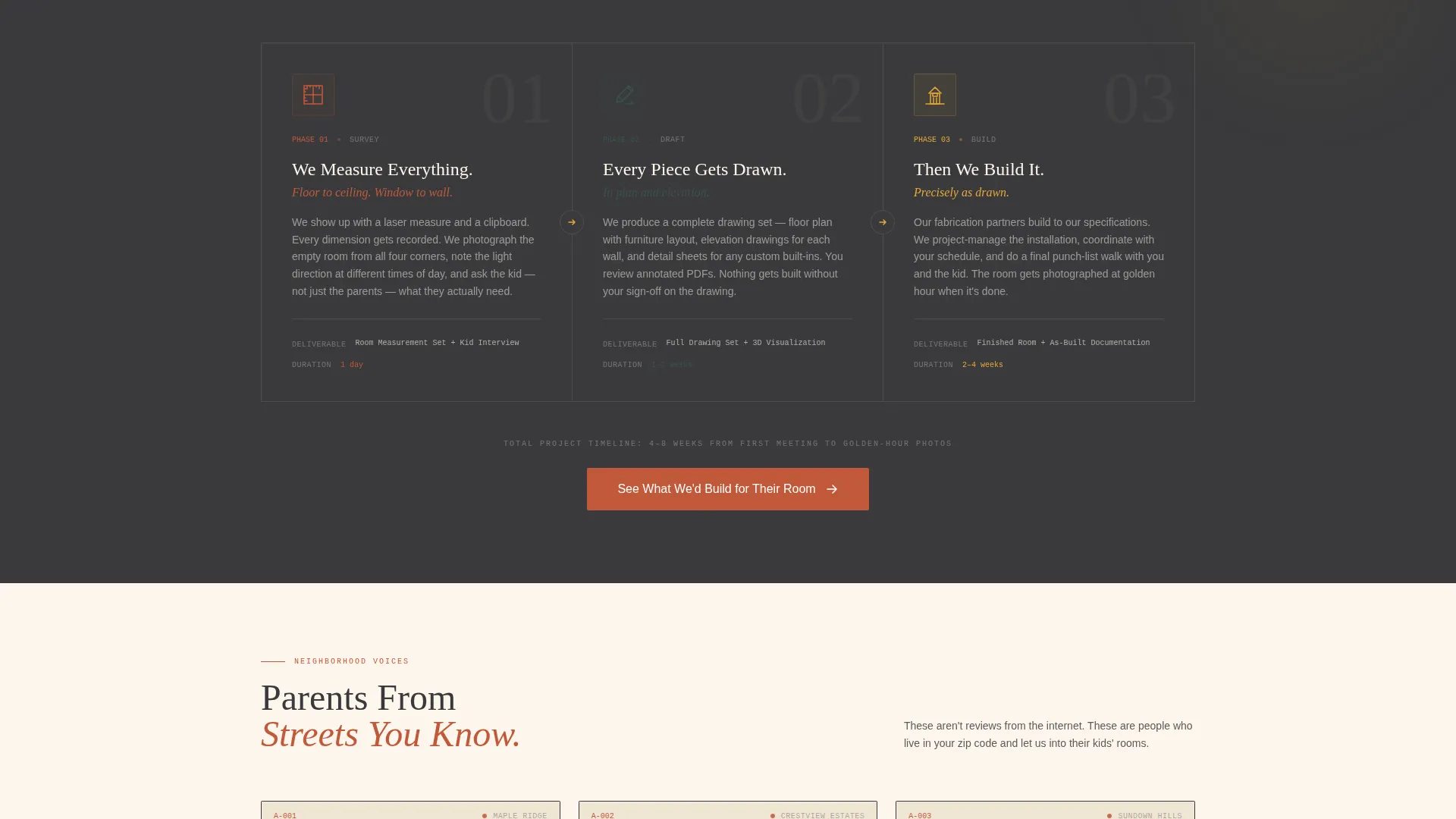 Kids Room Designer Landing Page Template