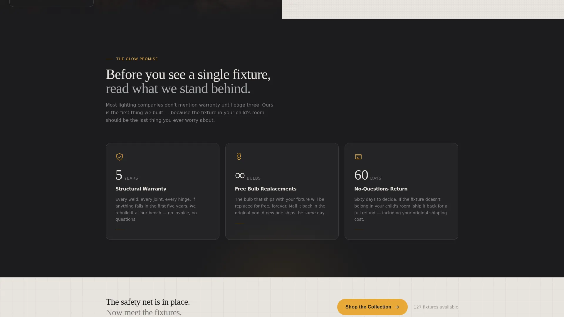 Handcrafted Kids Room Lighting Landing Page Template