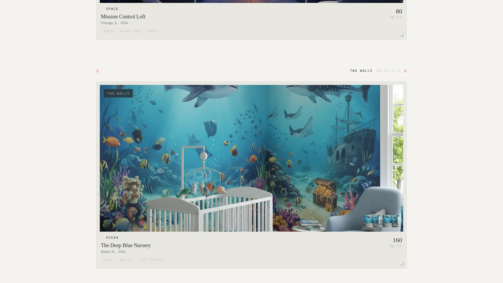 Kids Room Mural Painting Landing Page Template