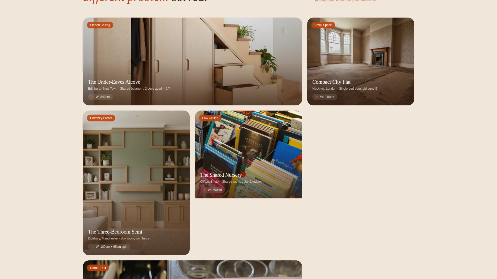 Modular Kids Room Storage Landing Page Template