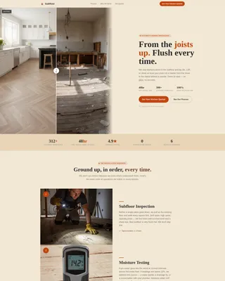 Kitchen Renovation Professional Website Template