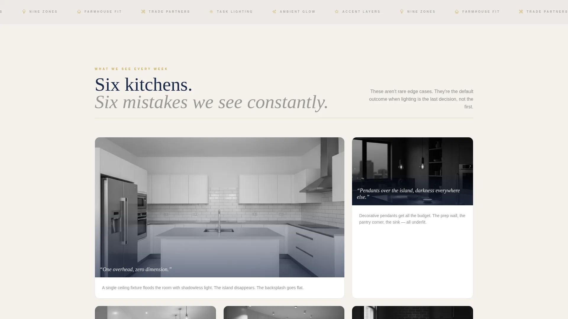 Specialist Kitchen Renovation Appointment Booking Website Template