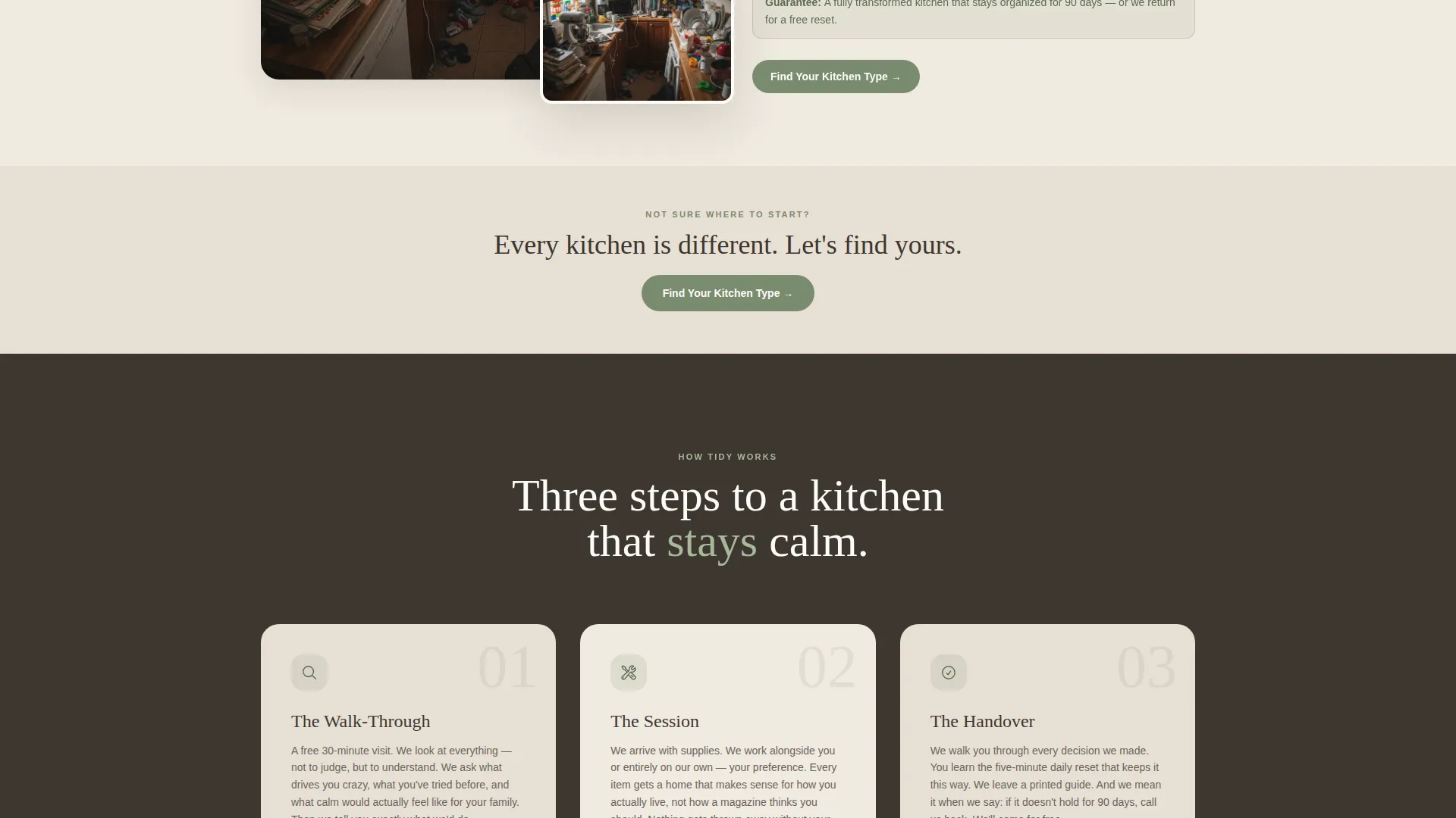 Advanced Kitchen Renovation Appointment Booking Website Template