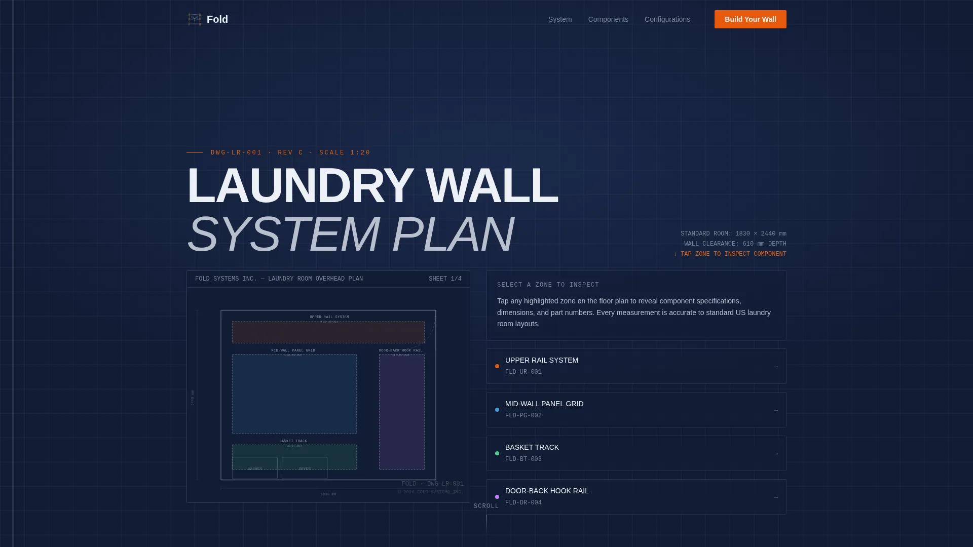 Industrial Laundry Room Storage Landing Page Template
