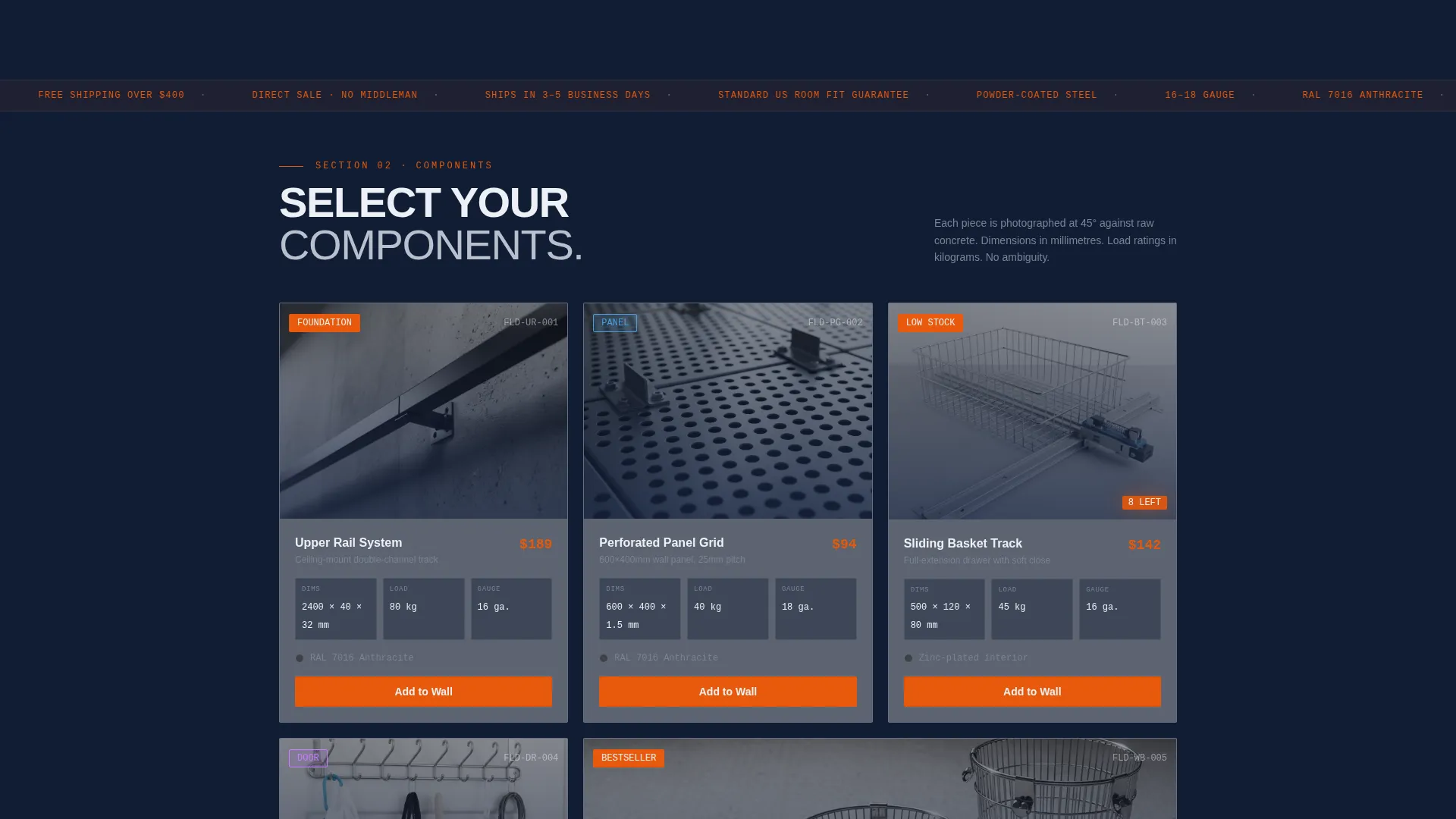 Industrial Laundry Room Storage Landing Page Template