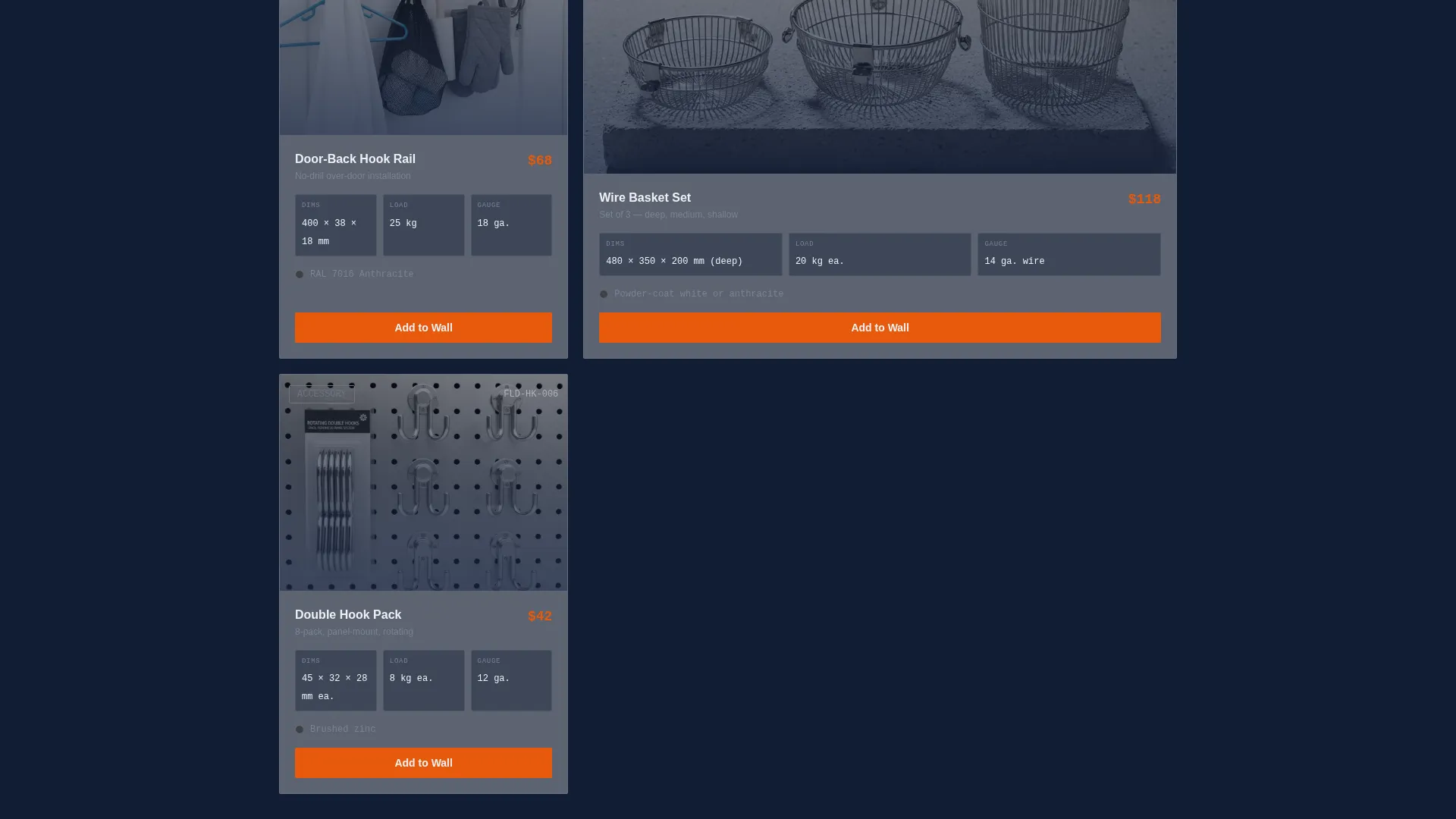 Industrial Laundry Room Storage Landing Page Template