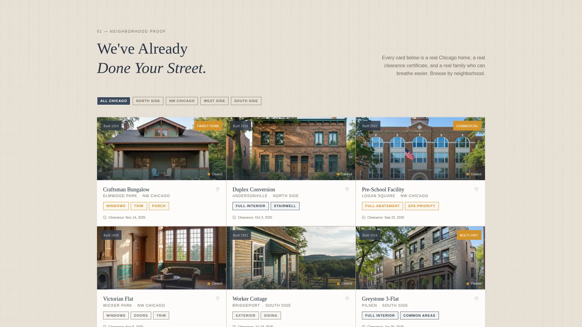 Advanced Restoration & Preservation Appointment Booking Website Template