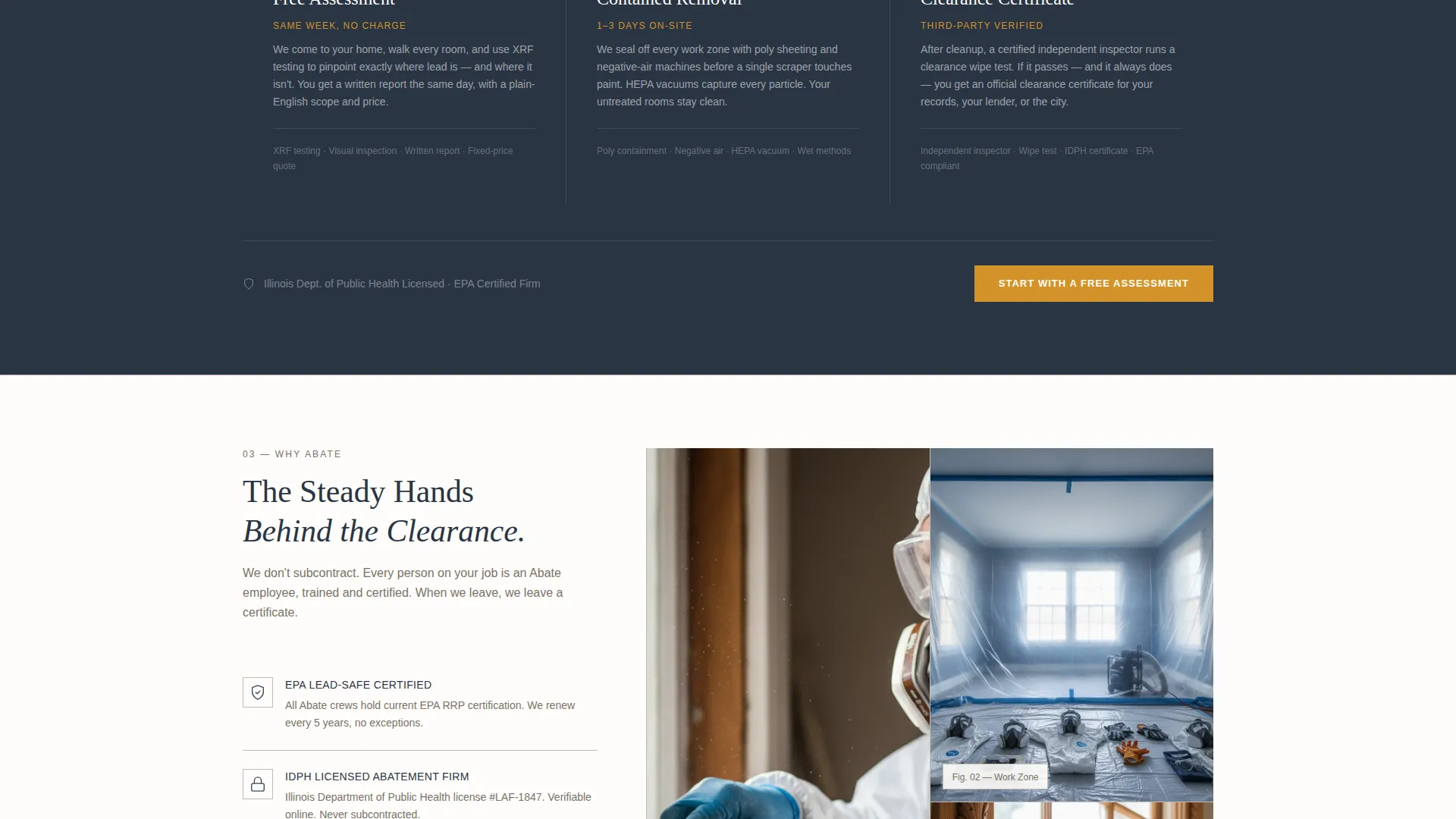 Advanced Restoration & Preservation Appointment Booking Website Template