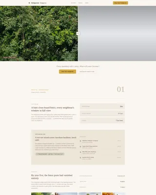 Living Fence & Hedge Installation Landing Page