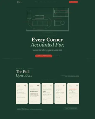 Trustworthy Sanitization Landing Page Template