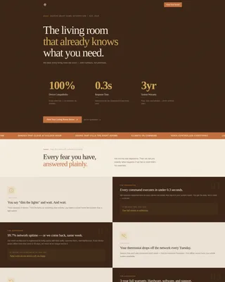 Smart Home Integration Landing Page Template