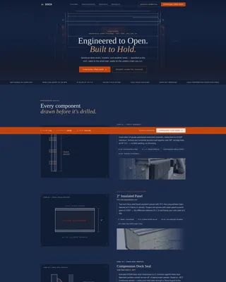 Loading Dock Door Manufacturer Landing Page Template