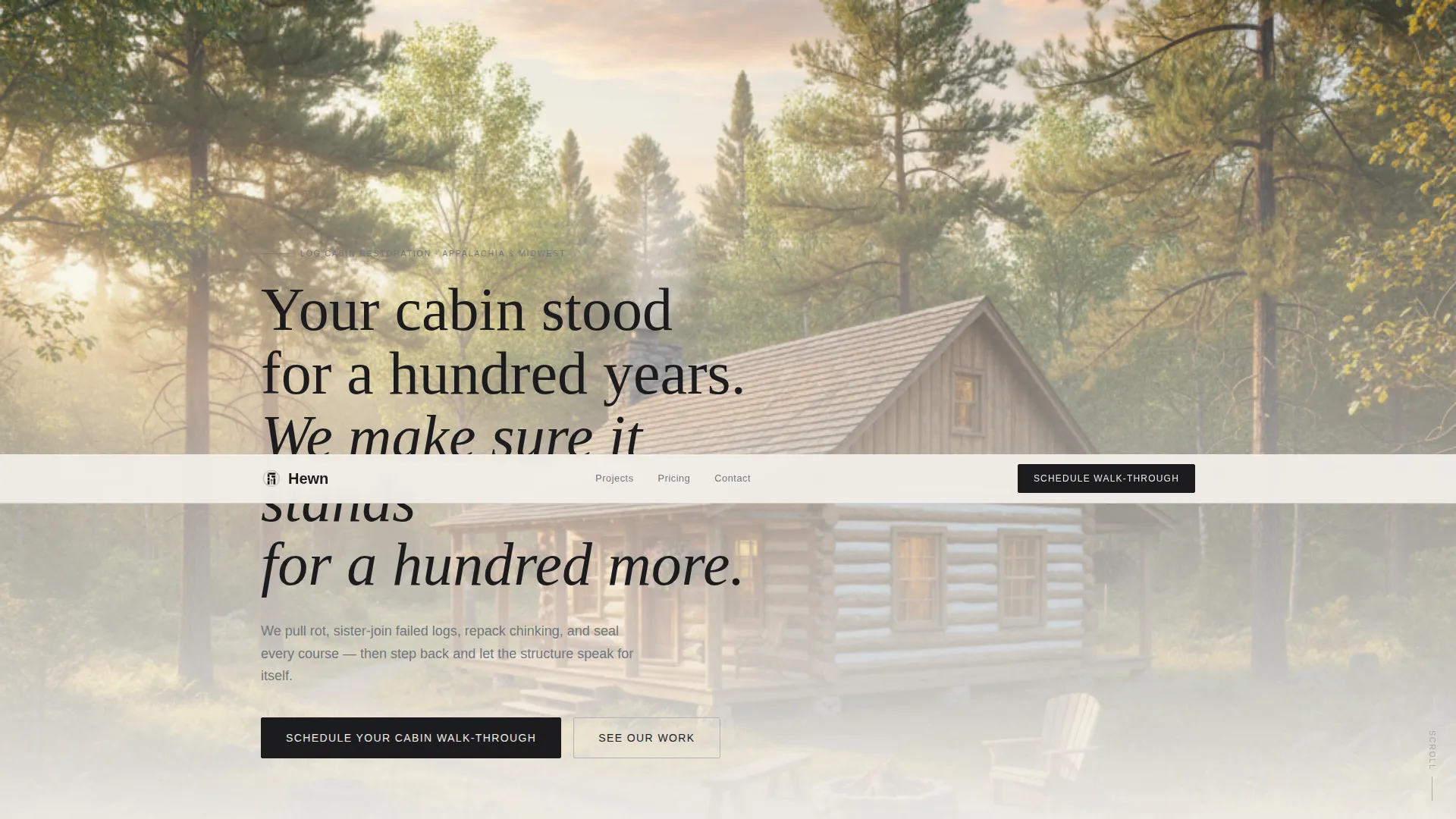 Complete Restoration & Preservation Appointment Booking Website Template