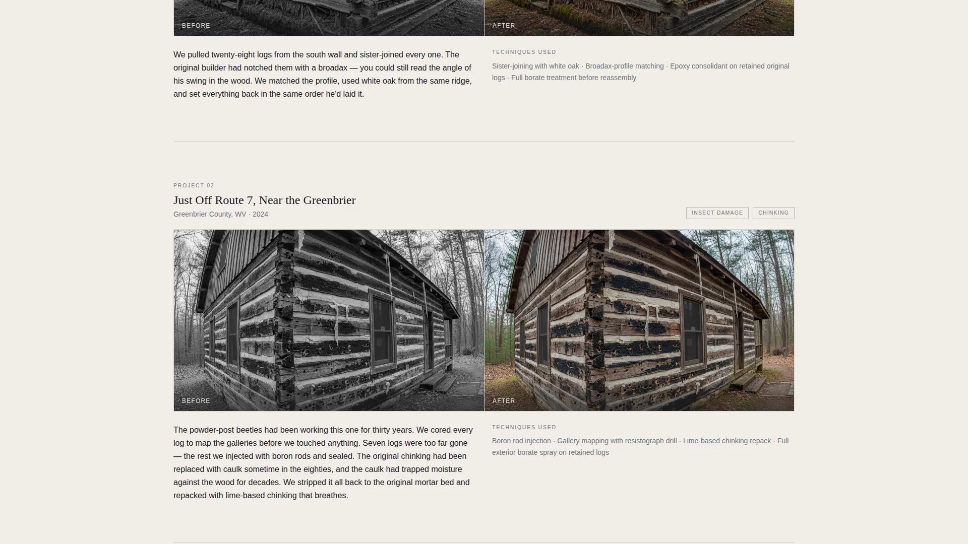 Complete Restoration & Preservation Appointment Booking Website Template