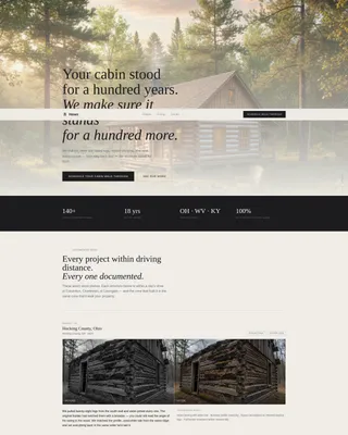 Complete Restoration & Preservation Appointment Booking Website Template