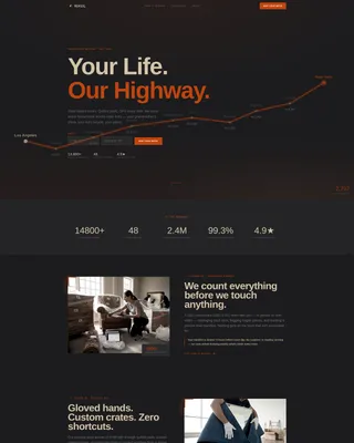 Advanced Moving & Relocation Professional Website Template