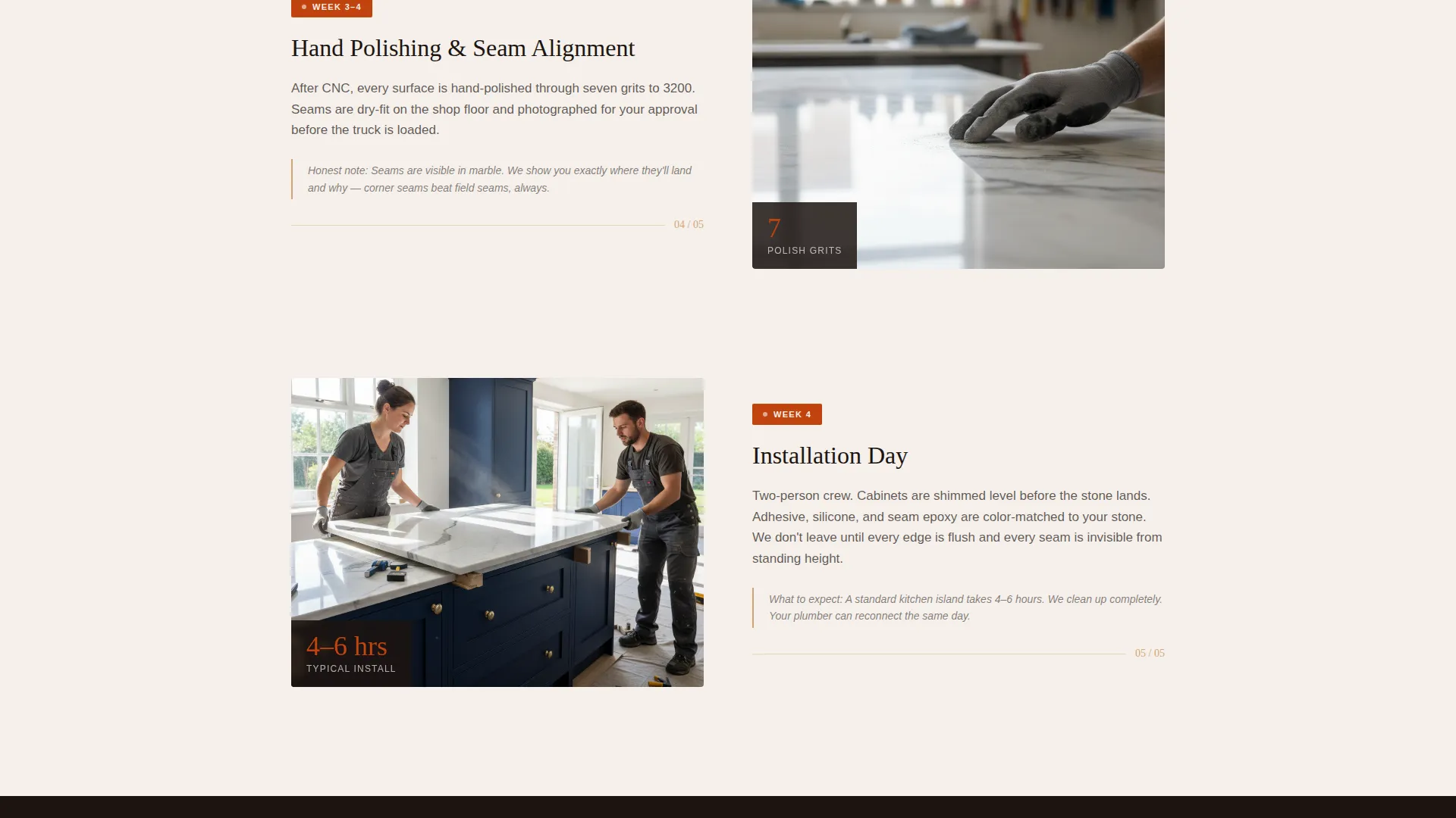Specialist Marble Products Professional Website Template