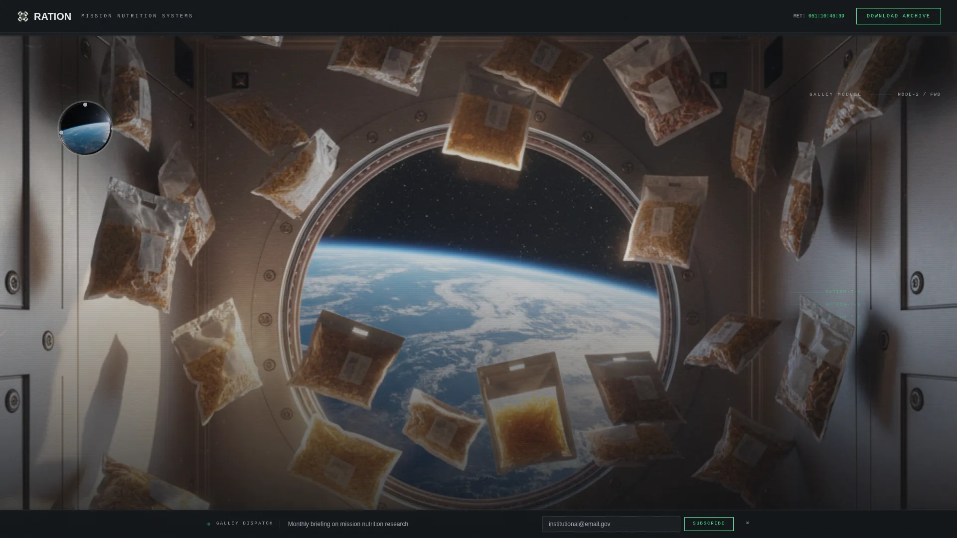 Space & Advanced Aerospace Professional Website Template